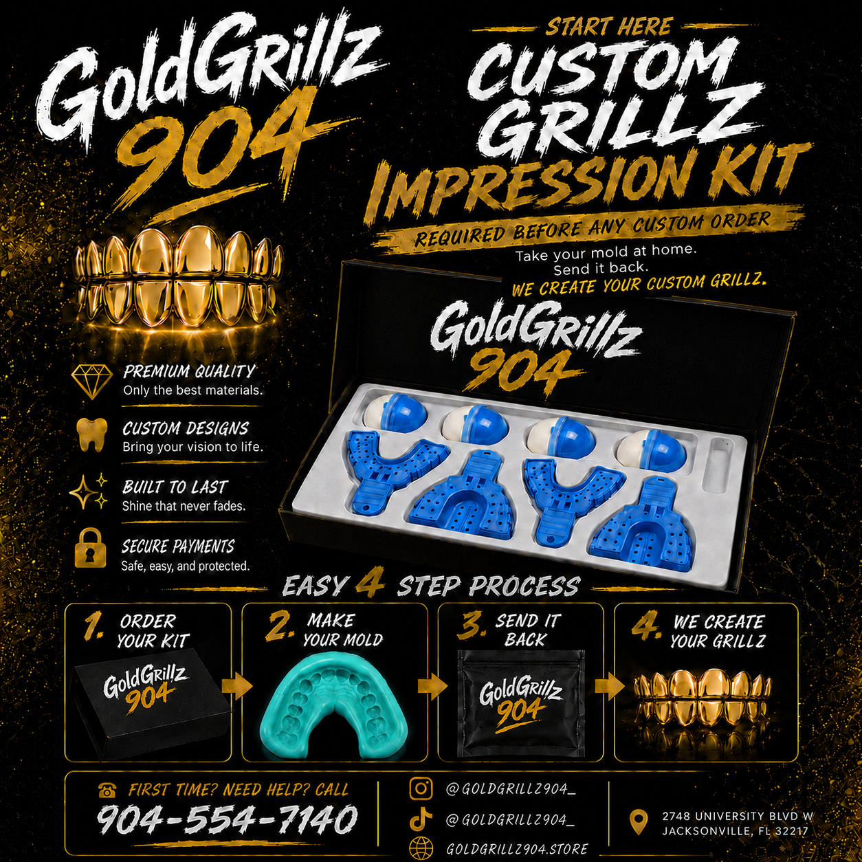 Custom Grillz Impression Kit